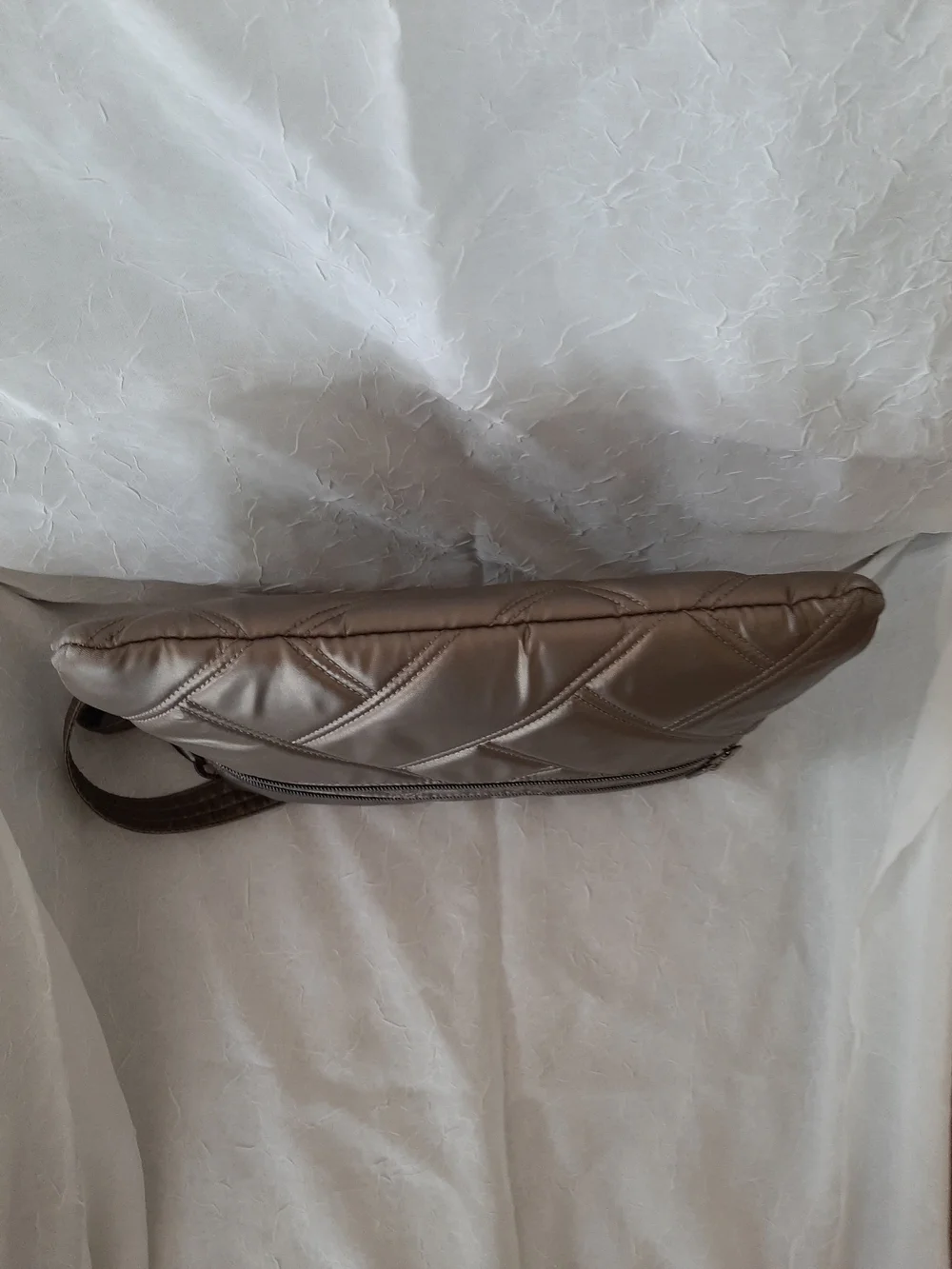 lug Dazzle Metallic Olive Green Shoulder Crossbody Zipper+ Pockets Purse Bag. - Picture 11 of 14